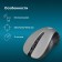 Mouse call 545MW Black/Gray optical (1600DPI) Wireless USB for a laptop (4but)