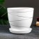 Flower pot "Magnolia" white, 2.4 liters
