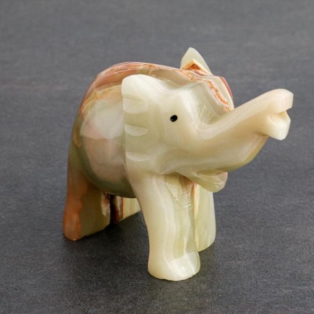 Souvenir "Elephant", 10 cm, onyx
