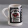Ceramic beer mug “Man is always right”, 600 ml, black color