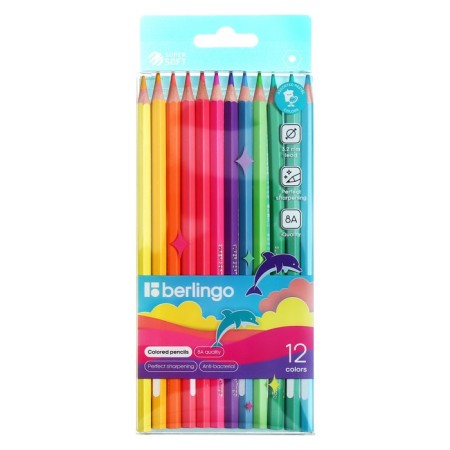 Pencils of 12 colors Supersoft. Paste-3