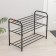 Shoe stand, 3 tiers, 65 × 30 × 48 cm, black color