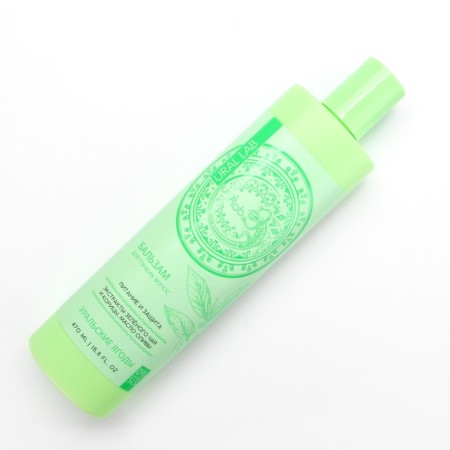 Hair balm with green tea extract, cinnamon and olive oil, power and protection, 470 ml, Ural Lab-2