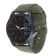 Watch of wrist "Armets", D-4.5 cm, green strap 20 mm