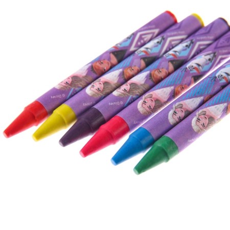 Wax pencils, set of 6 colors, "Elsa", cold heart-3