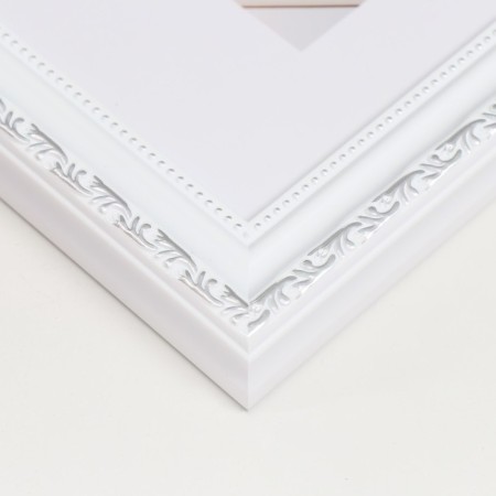 Photo frame Plastic "Mira" 15x21 cm, (plastic screen), white-3