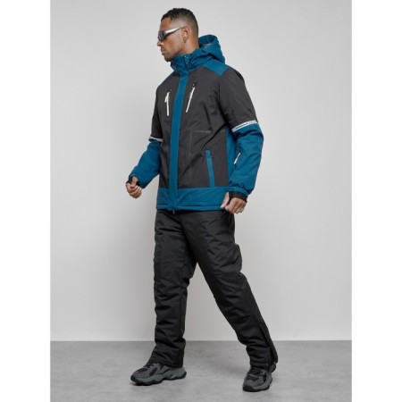 Male winter ski costume, size 56, black color-1