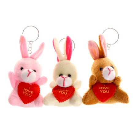 Suspension "Hare with heart", Mix color-2