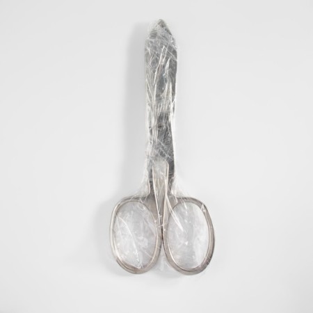 Portnovsky scissors, identical rings, 9 ", 23 cm, silver color-4