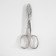 Portnovsky scissors, identical rings, 9 ", 23 cm, silver color