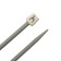 Knitting knitting straight aid 6.00 mm/35cm, plastic, 2 pcs