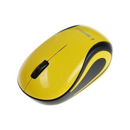Mouse Gembird MusW-615, wireless, optical, 1200 dpi, 1xaaa, USB, yellow-1