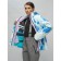 Ski suit female, size 44, blue color