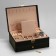 Station for jewelry "Casket" 2 tiers, 17 × 23 × 10 cm, black color