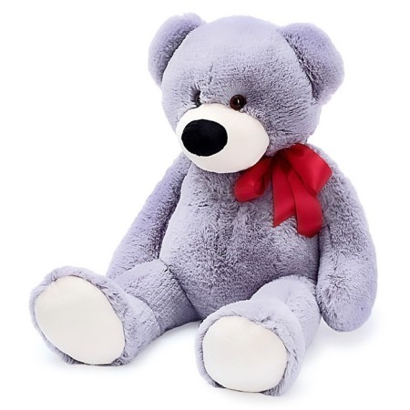 Soft toy "Bear Mark", 80 cm, color gray color-1