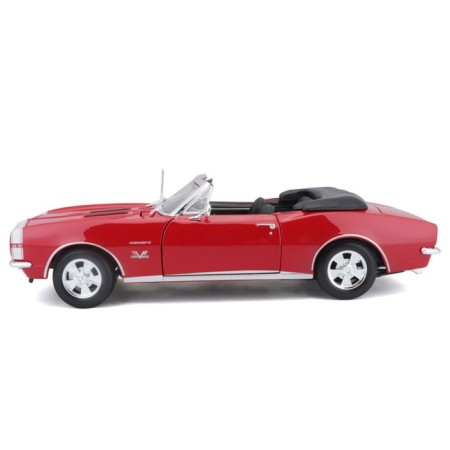 MASTO DIE-CAST 1967 Chevrolet Camaro SS 396 Convertible, 1:18, Red color-9