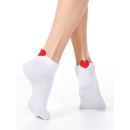 Women's socks Active, size 25, white color