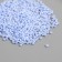 Glass beads 15/0 "Marshmallow. Matte. Lilac" 10 g