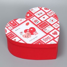 Gift box, packaging, “Love everywhere”, 22 x 20 x 9 cm