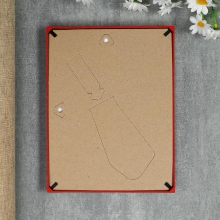 Photo frame plastic L-3 15x21 cm red (plastic screen)-3