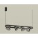 Ambrella Light, Traditional Diy, XB9164080, GX53, Black Black Sand, White matte color