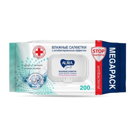 Wet Aura Family napkins, for the whole family, 200 pcs-1