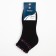 Women's terry socks "hearts", black color, size 23-25