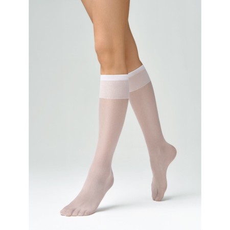 Women's golfs minimi Elastic 20, single size, Bianco color, 2 pairs-1