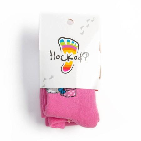 Pantyhose baby terry, pink color, height 110-116 cm-3