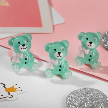 Set of children's "chosen" 2 subjects: clips, ring, cubs, color mix