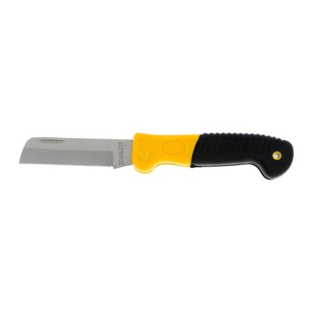 A universal folding tundra knife, 2k handle, a straight blade, stainless steel-4