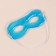Gel mask for the area around the eyes, 17 × 7.5 cm, blue color