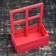 Kashpo wooden 24 × 14 × 30 cm "Window flower beds", with a pen, pink DAMI beautifully