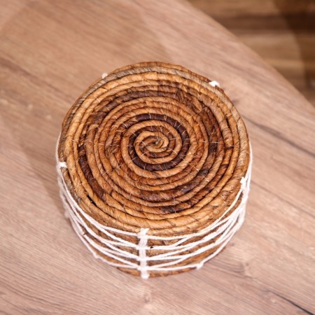 Wicker basket 20x20x17 cm-4