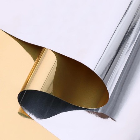 Polishk one -sided matte gold + silver, 1 x 20 m-1