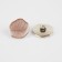 A set of buttons on the leg, d = 21.5 mm, 5 pcs, beige/gold color