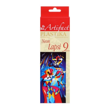 A set of plastic - polymer clay, Lapsi Neon, 9 colors of 20 g-3