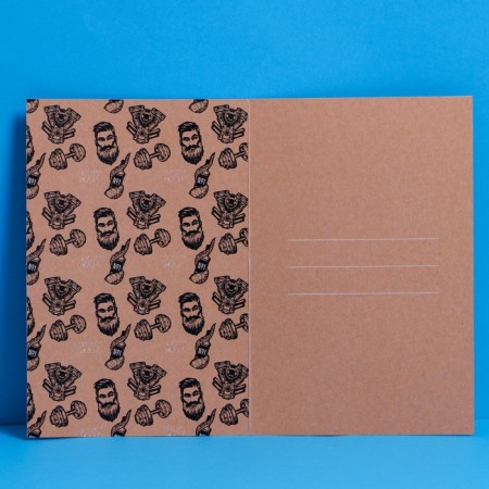 Postcard "Happy holiday", craft, 12 × 18 cm-1