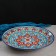 Largan Rishtan ceramics "Flowers", 39 cm, blue