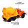 Metal truck "Ural" Concrete ", inertia, scale 1:43