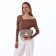 Women's bag on the valve, Textura, small size, beige color