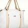 Women's bag 127, 30*10*23, 1 lightning departure, n/pocket, belt long, white+cream