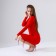 Lapsha dress in the backstage, 40, red