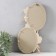 Photo frame Polystone in 2 photos 10x15 cm "Birds and flower branch" White 20.5x24 cm