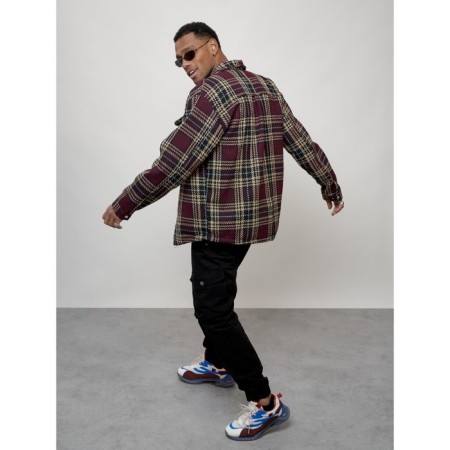Male windbreaker, size 48, burgundy color-7