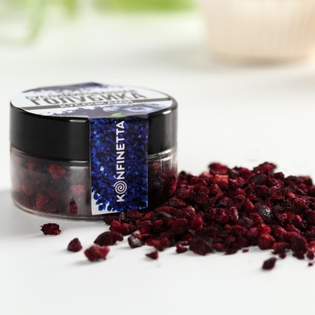 Berry sublimeed by slices "blue" for cupcakes, chocolate, 5 g.-3
