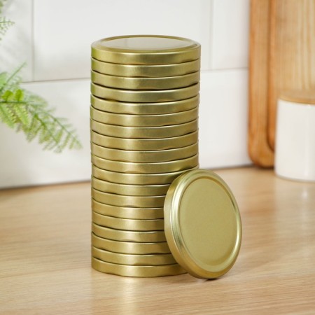 Conservation cover "Elabuga", TO-82 mm, screw, lithography, packaging 20 pcs, color of gold