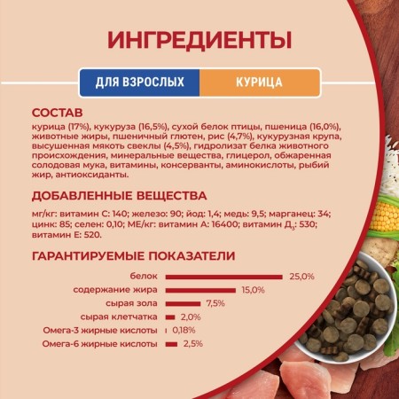 Сухой корм Purinа One medium/maxi для взрослых собак, курица/рис, 10 кг-5