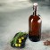 Bugwell bottle, 1 l, with a cork, brown color