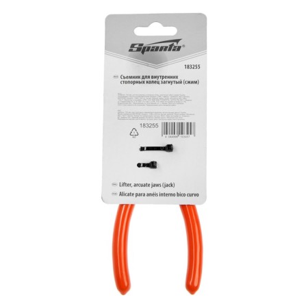 Sparta 183255 puller for internal stop rings, curved sponges, clamp, 150 mm-3